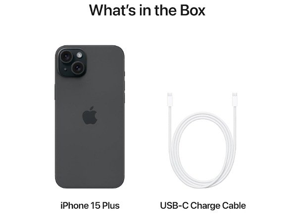 Apple iPhone 15 Plus (256GB) - Black, Get Assured Gift Apple iPhone 15 Plus (256GB) - Black, Get Assured Gift